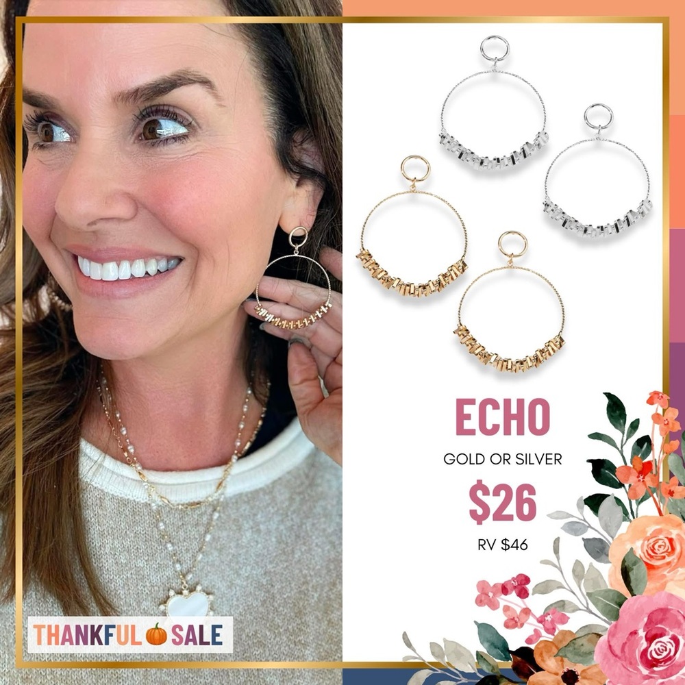 Park Lane Echo Silver Earrings